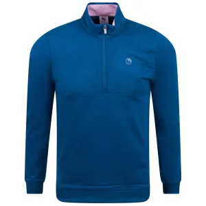 AP Cloudspun Castle Quarter Zip Lake Blue Heather - SS23
