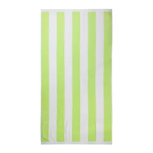 Bas Phillips Cabana Lime Beach Towel