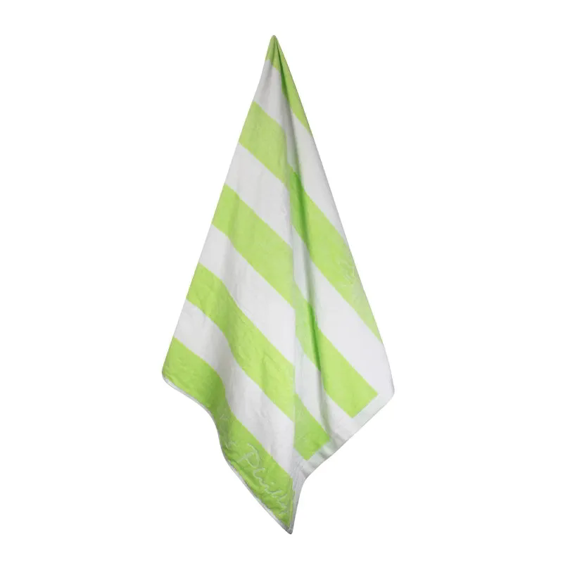 Bas Phillips Cabana Lime Beach Towel
