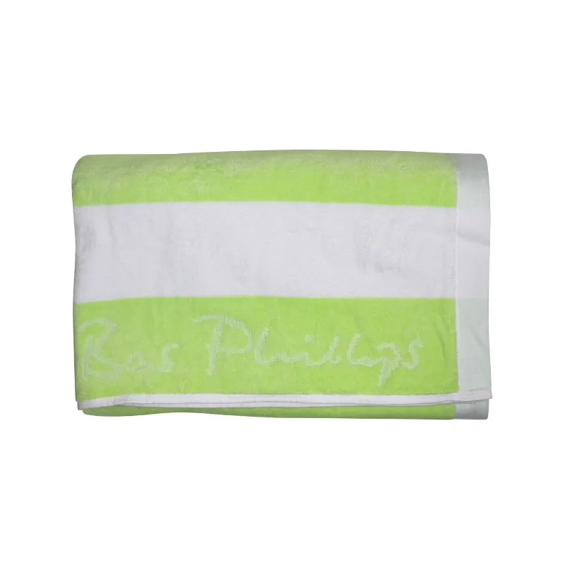 Bas Phillips Cabana Lime Beach Towel
