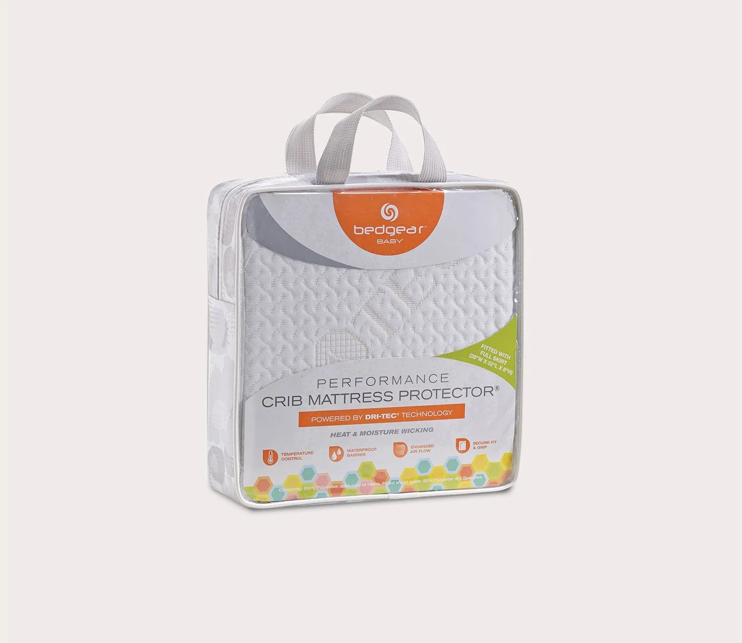 Bedgear Dri-Tec Moisture Wicking Crib Mattress Protector