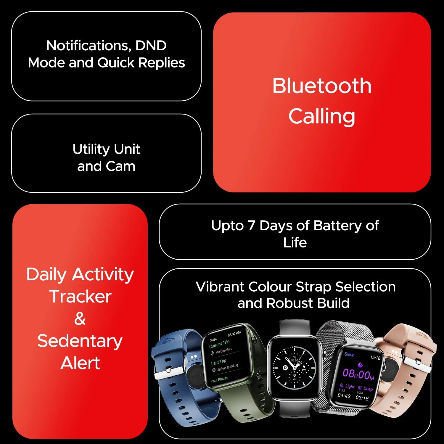 boAt Storm Call 3 w/Turn-by-Turn Navigation, 1.83” HD Display, Bluetooth Calling, Crest  OS, QR Tray, Watch Face Studio, Coins, Emergency SOS Smart Watch for Men & Women(Mint Green)