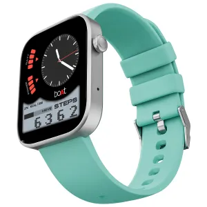 boAt Storm Call 3 w/Turn-by-Turn Navigation, 1.83” HD Display, Bluetooth Calling, Crest  OS, QR Tray, Watch Face Studio, Coins, Emergency SOS Smart Watch for Men & Women(Mint Green)