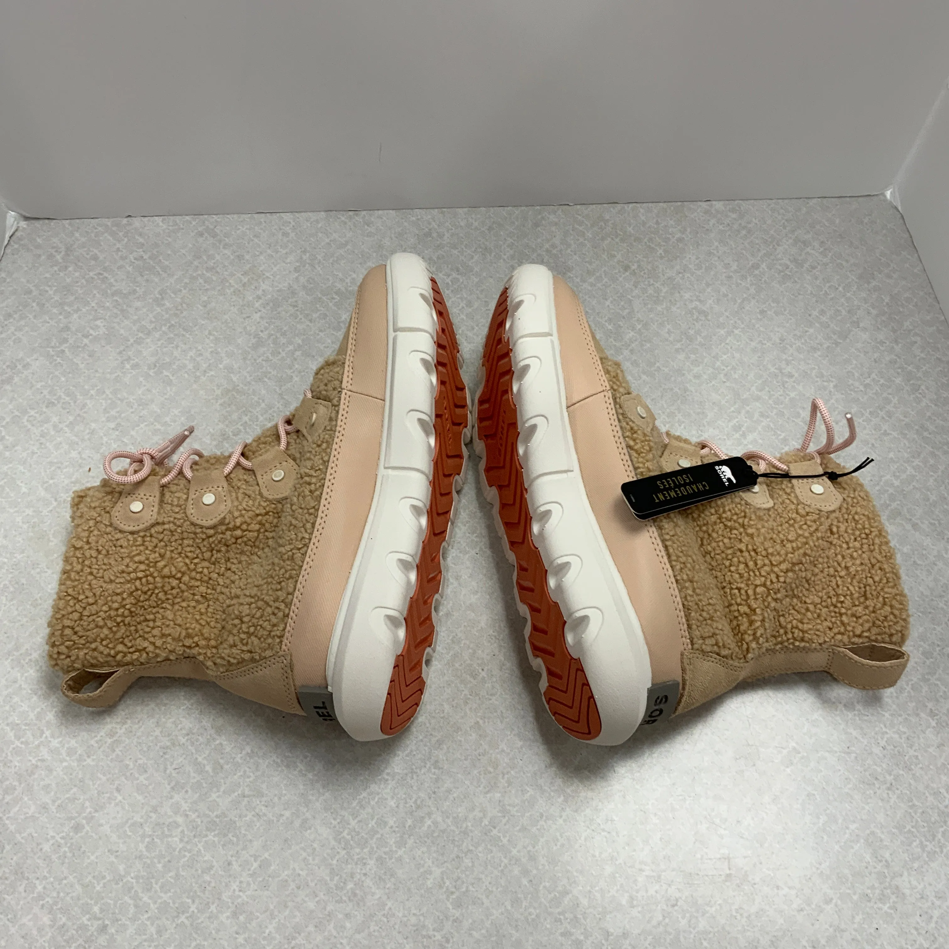 Boots Snow By Sorel In Tan, Size: 8.5