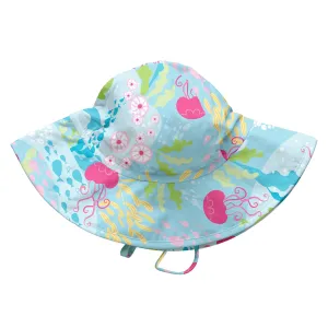 Brim Sun Protection Hat-Aqua Coral Reef