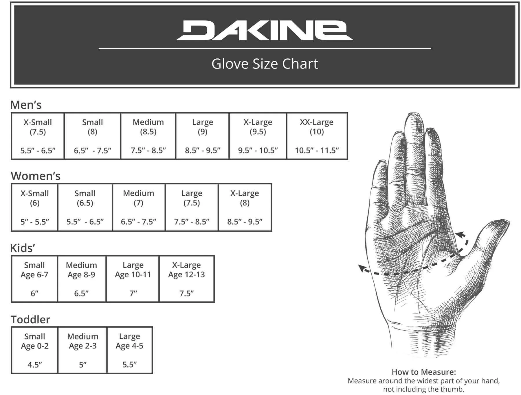Dakine Titan Gloves - All-Weather Gloves with Removable Liner and Enhanced Grip