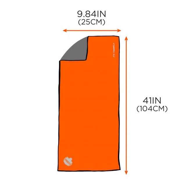 Ergodyne Chill-Its 6602MF Evaporative Microfiber Cooling Towel - Orange