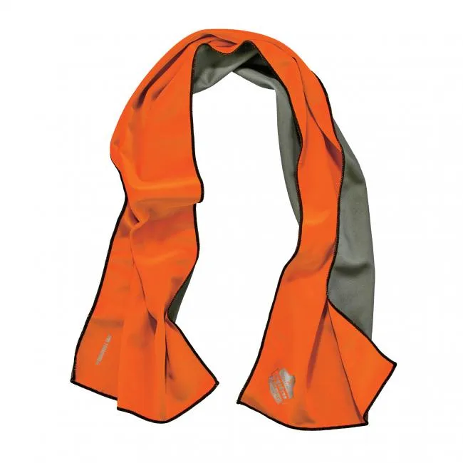 Ergodyne Chill-Its 6602MF Evaporative Microfiber Cooling Towel - Orange