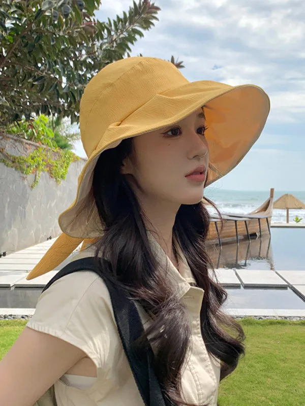 Foldable Wide Side Sun-protection Hats&Caps