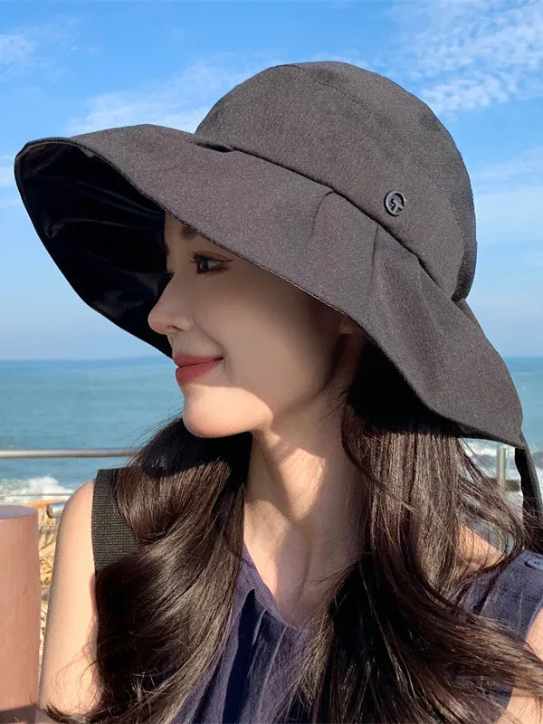 Foldable Wide Side Sun-protection Hats&Caps