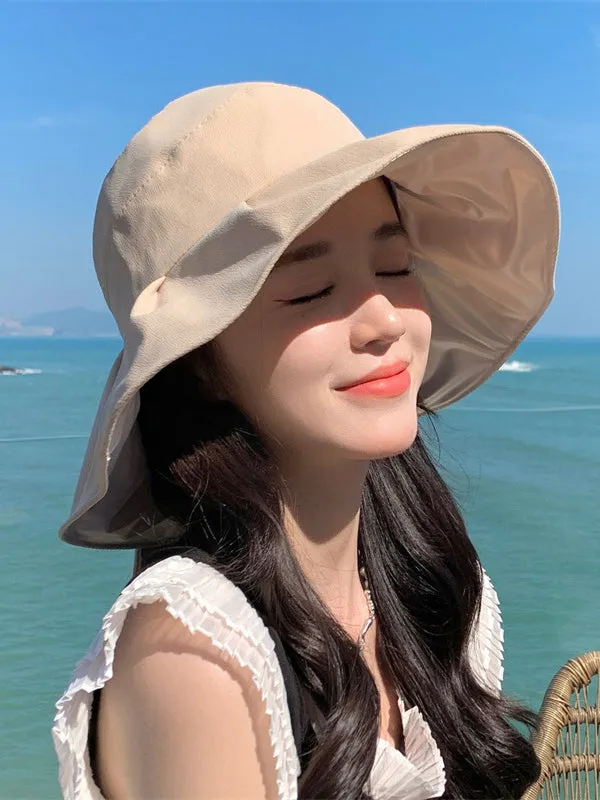 Foldable Wide Side Sun-protection Hats&Caps