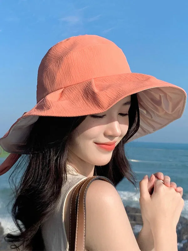 Foldable Wide Side Sun-protection Hats&Caps