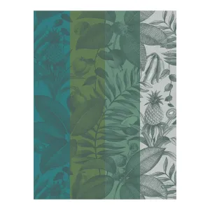 Fruits Exotiques Green Tea Towels by Le Jacquard Français