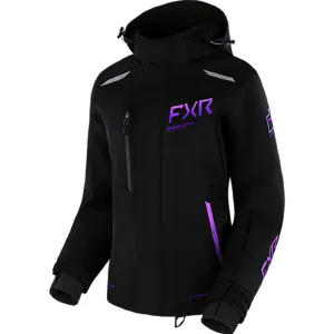 FXR Renegade FX Snowmobile Jacket Black/Purple Fade