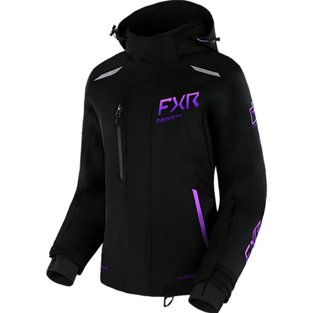 FXR Renegade FX Snowmobile Jacket Black/Purple Fade