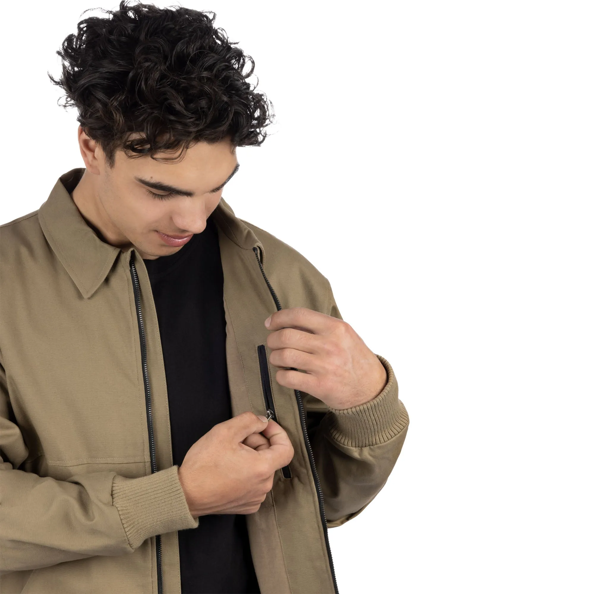 FXR Tackle Canvas Jacket Canvas Beige