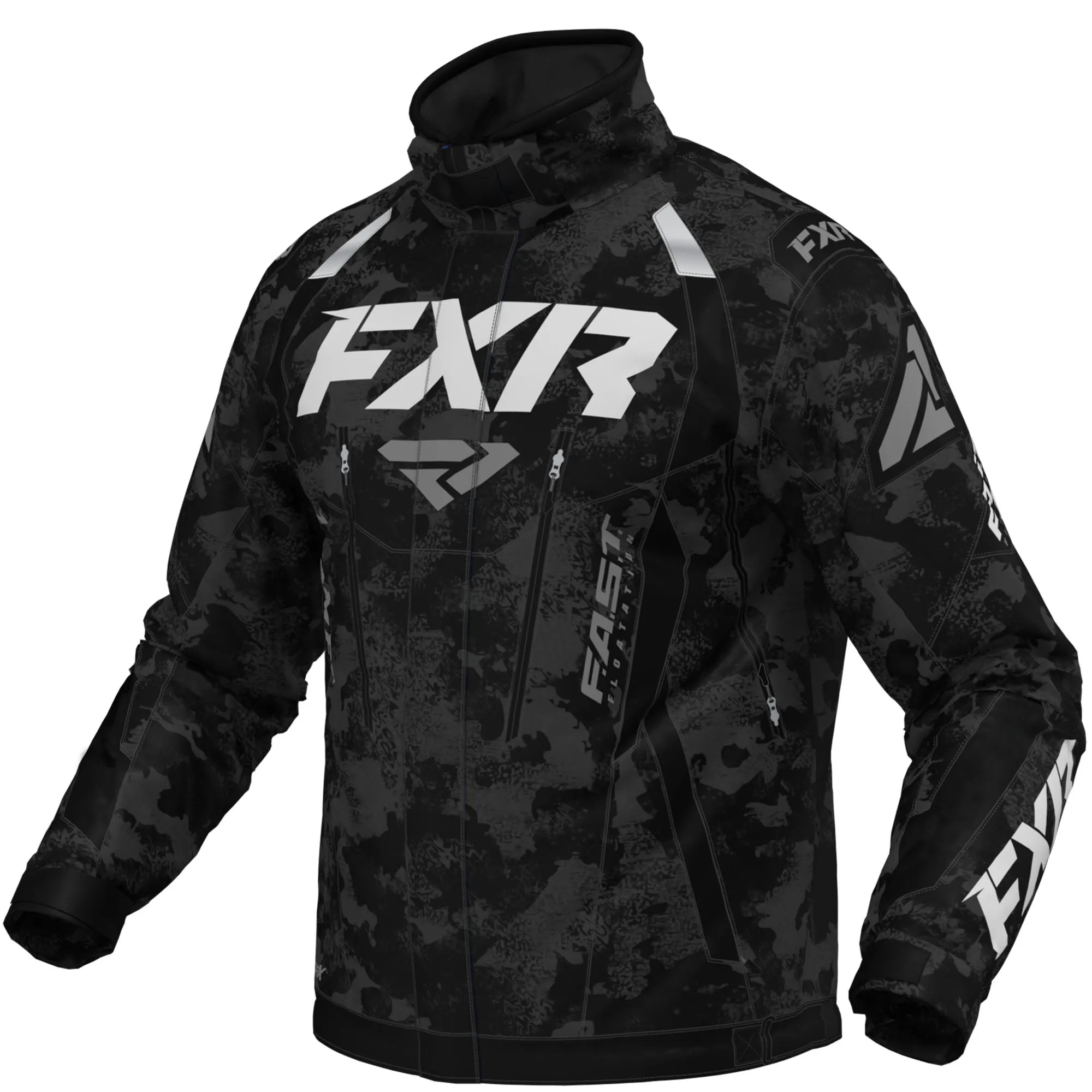 FXR Team FX Snowmobile Jacket Black Camo