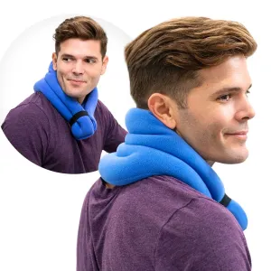 Hands-free Microwavable Neck Heating Wrap, Skyblue