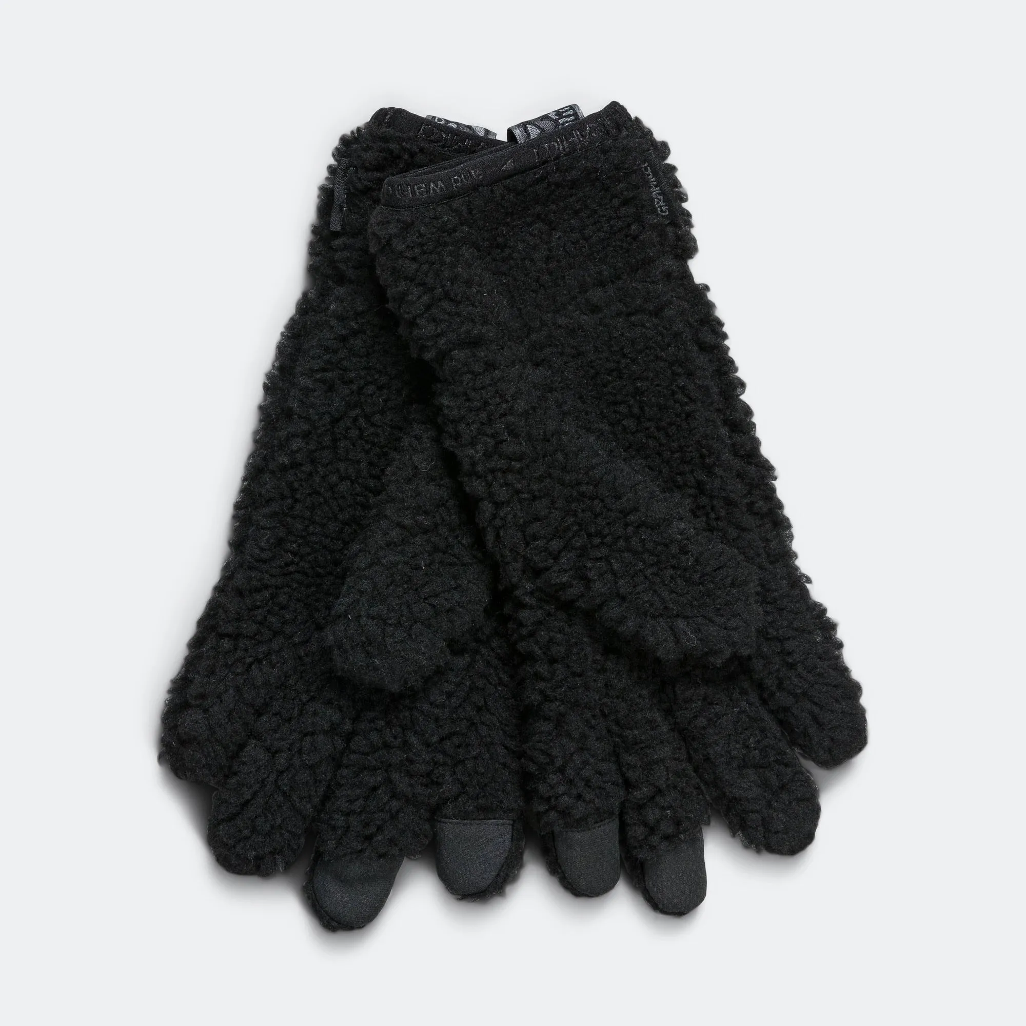 JQ Tape Fleece Glove x and wander - Black
