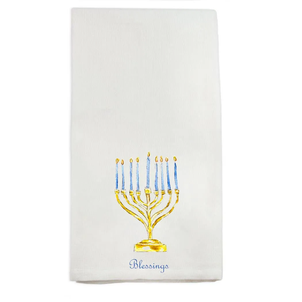 Menorah Kitchen Towel