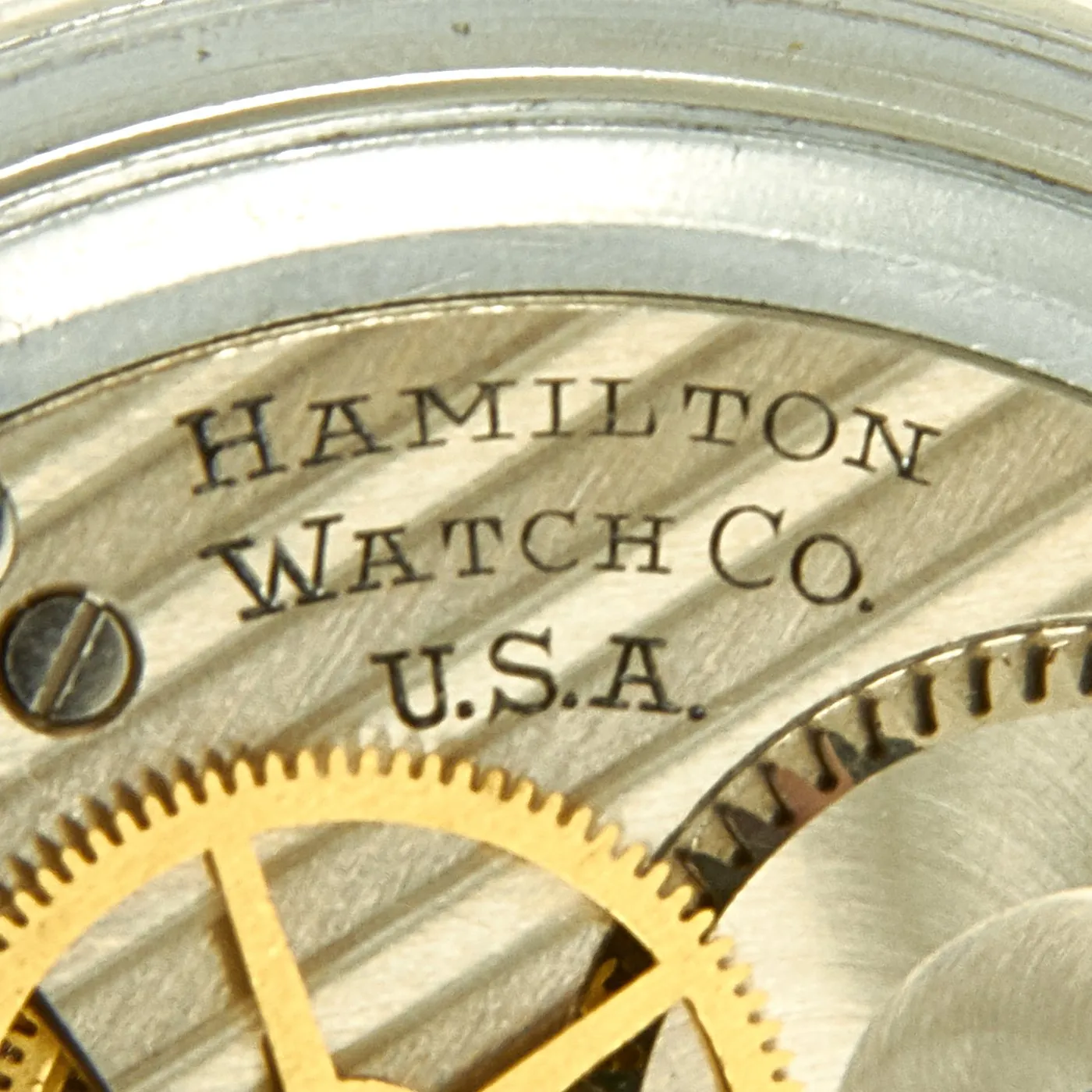 Original WWII U.S. Army Air Forces Hamilton AN5740 G.C.T. 24 Hour Navigator Pocket Watch