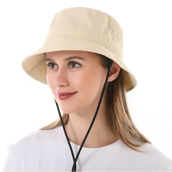 Outdoor Sunshade Solid Color Beach Sunscreen Fisherman Hat 54768514C