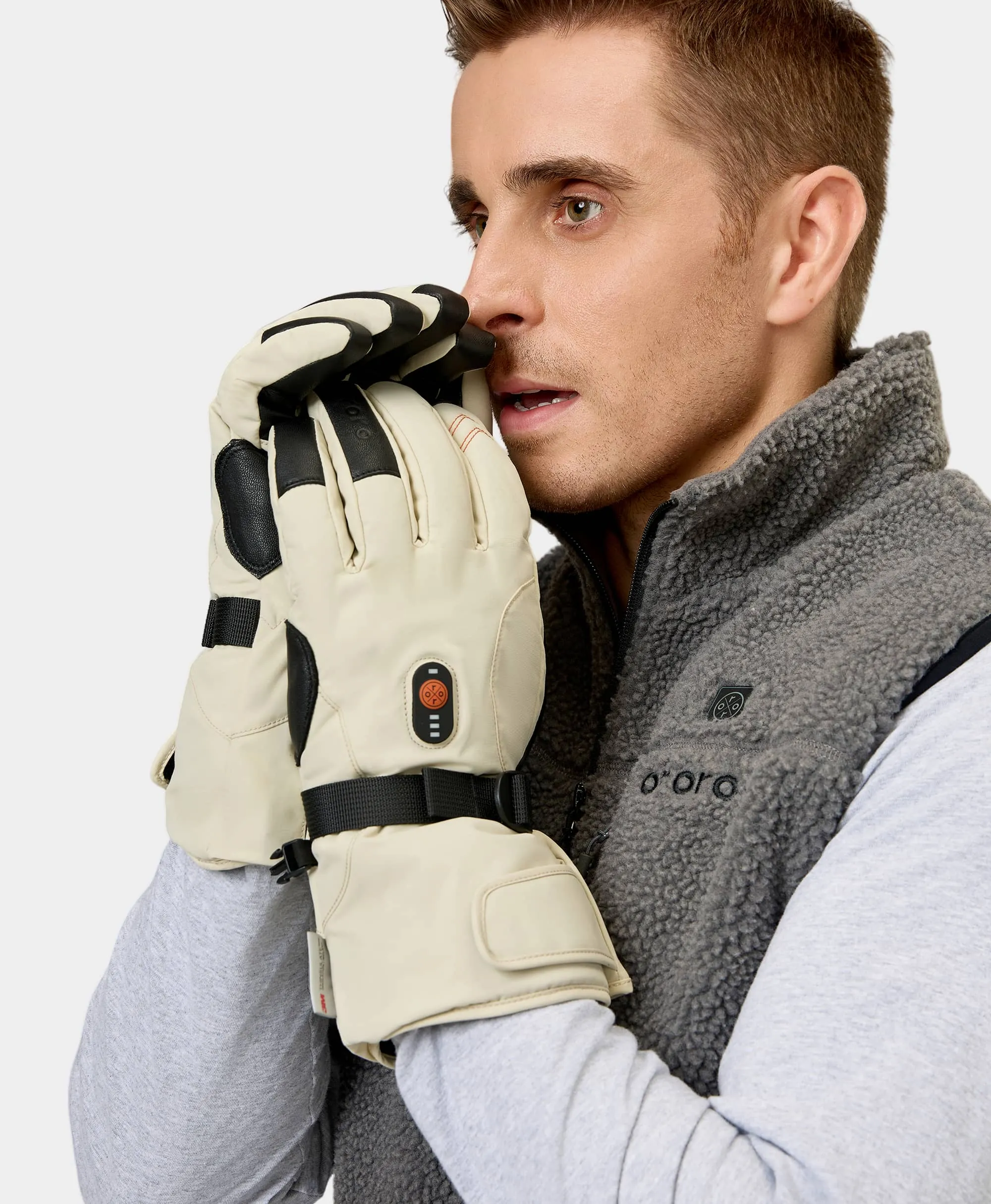 "Calgary" Heated Gloves 2.0 - Beige