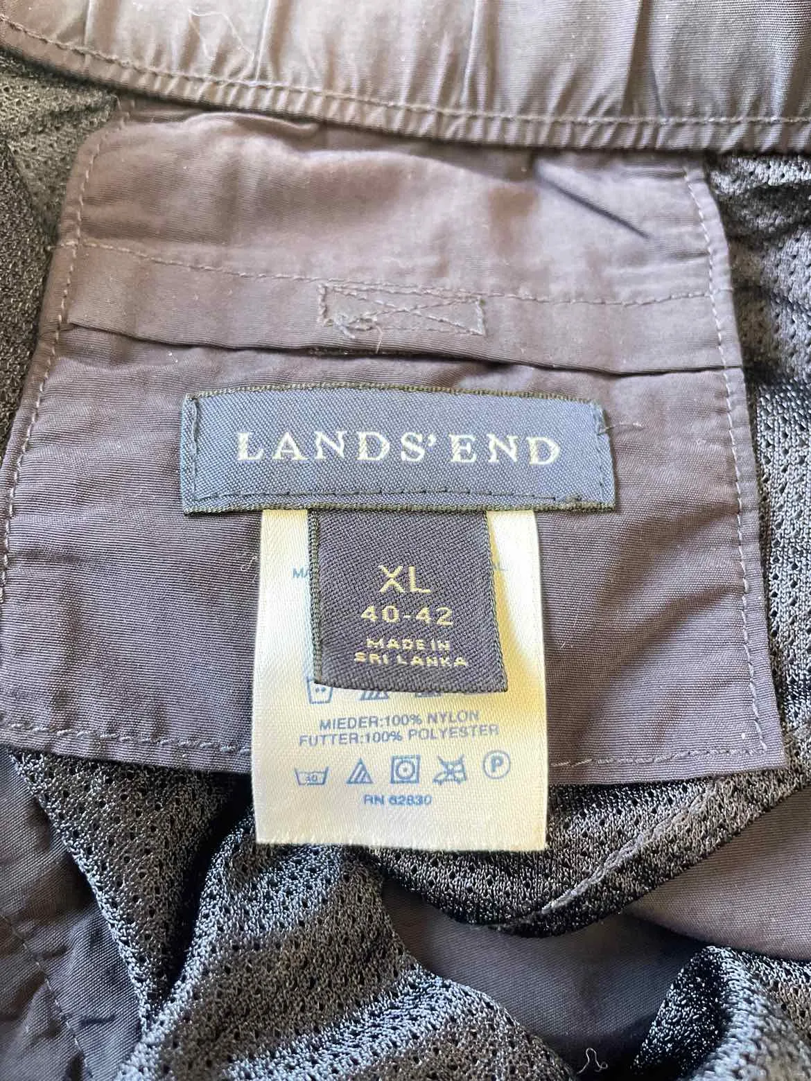 Size X-Large Lands End Men's Pants
