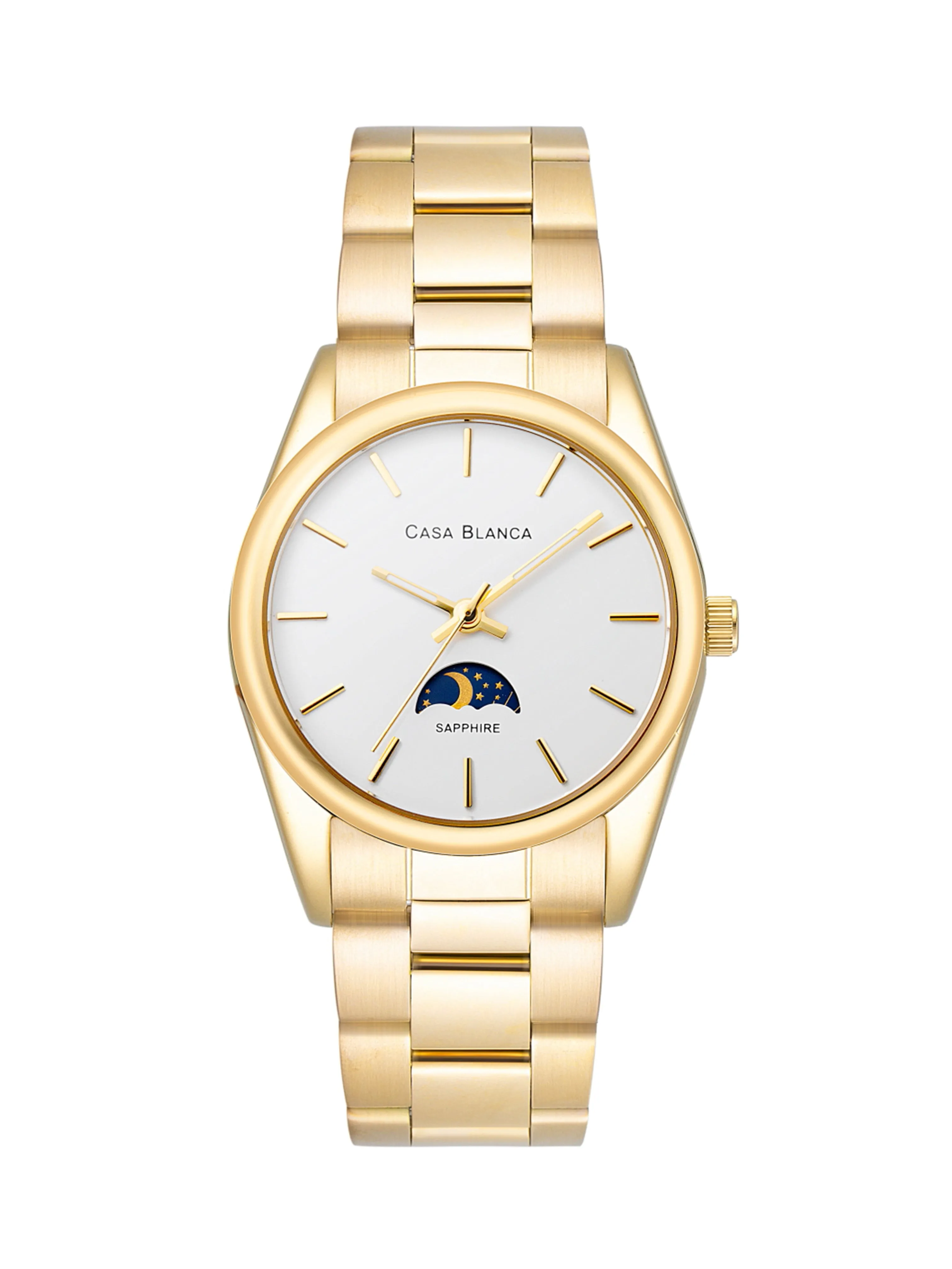 Solaire Moonphase Gold Watch