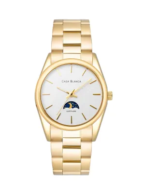 Solaire Moonphase Gold Watch