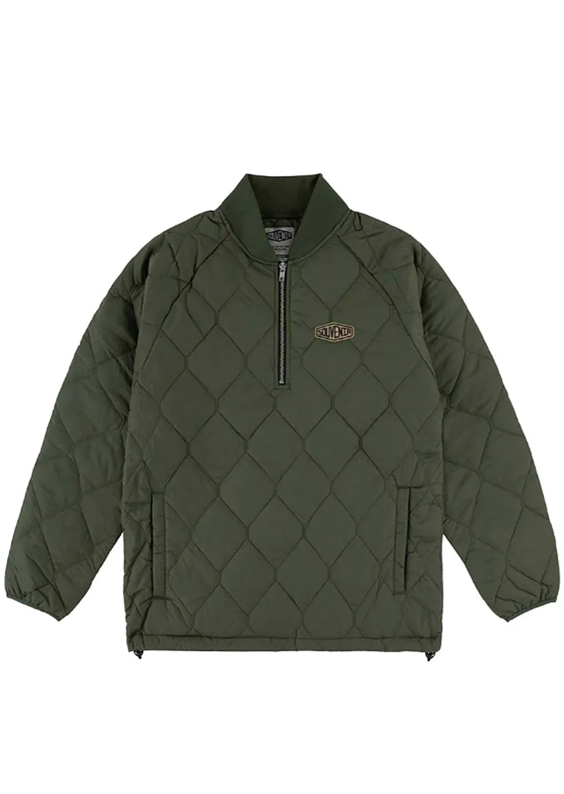 Souvenir Unisex Insulated Henley Quilted Mid Layer Jacket