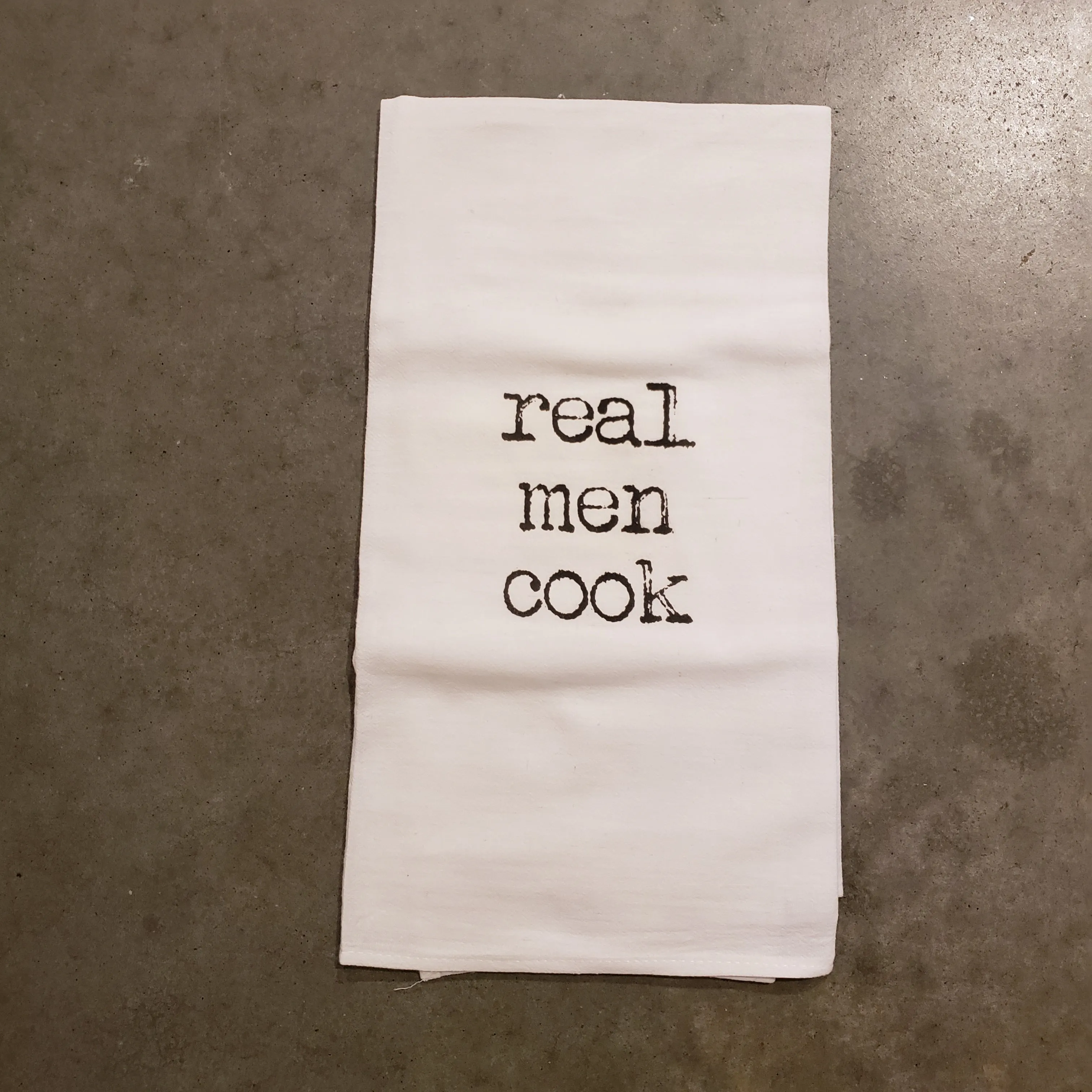 Tea Towel - Real Men Cook