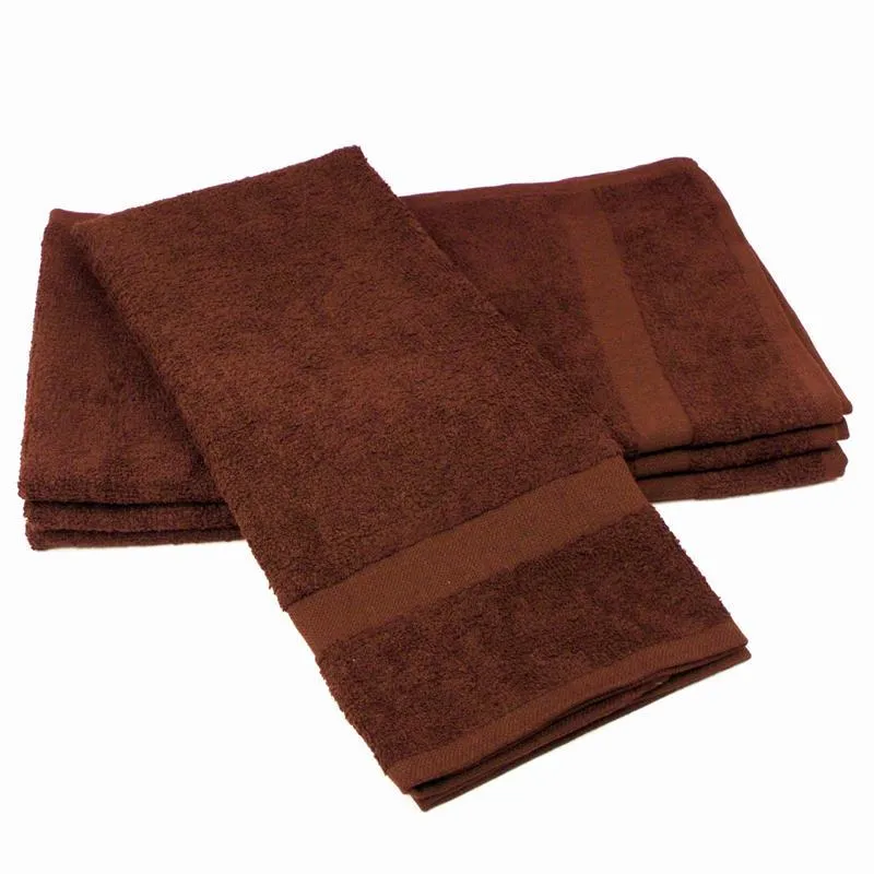 Toro Blu Large Size Hand Towel 500 GSM for Men & Women,140x70cm (Brown)