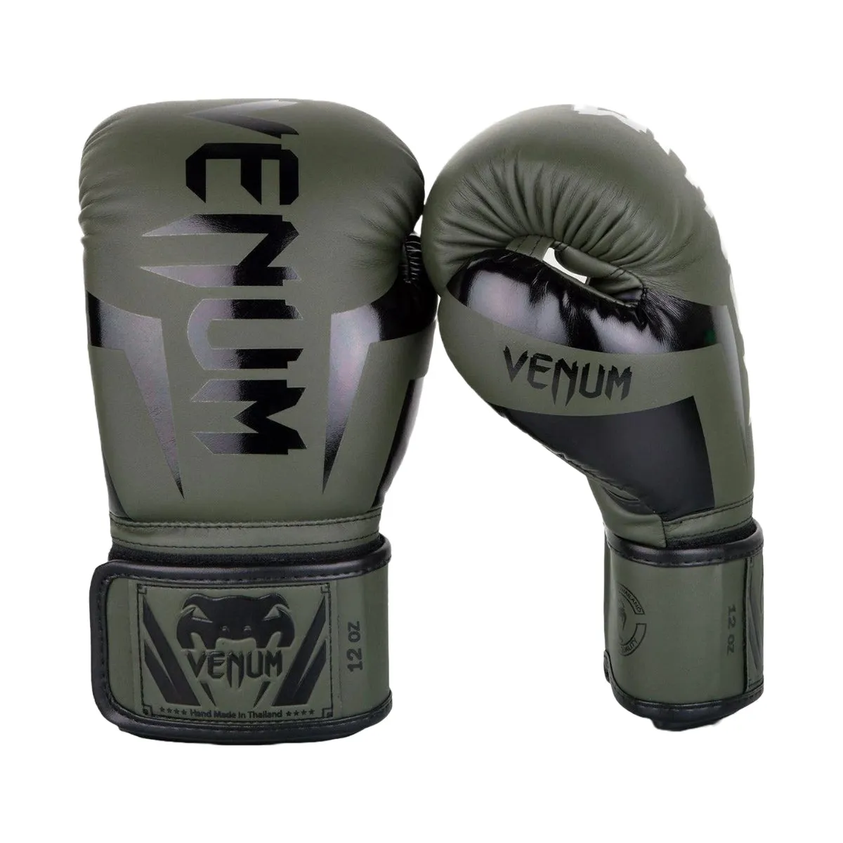 Venum Elite Boxing Gloves Khaki/Black