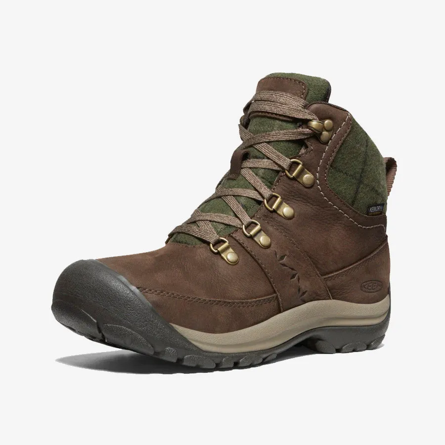 Women's Kaci III Winter Mid Waterproof (Dark Earth/Green Plaid)