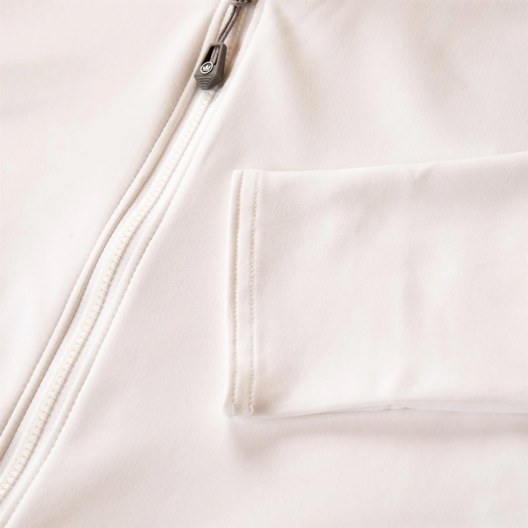 Womens Katy Full Zip Mid Layer White - 2025