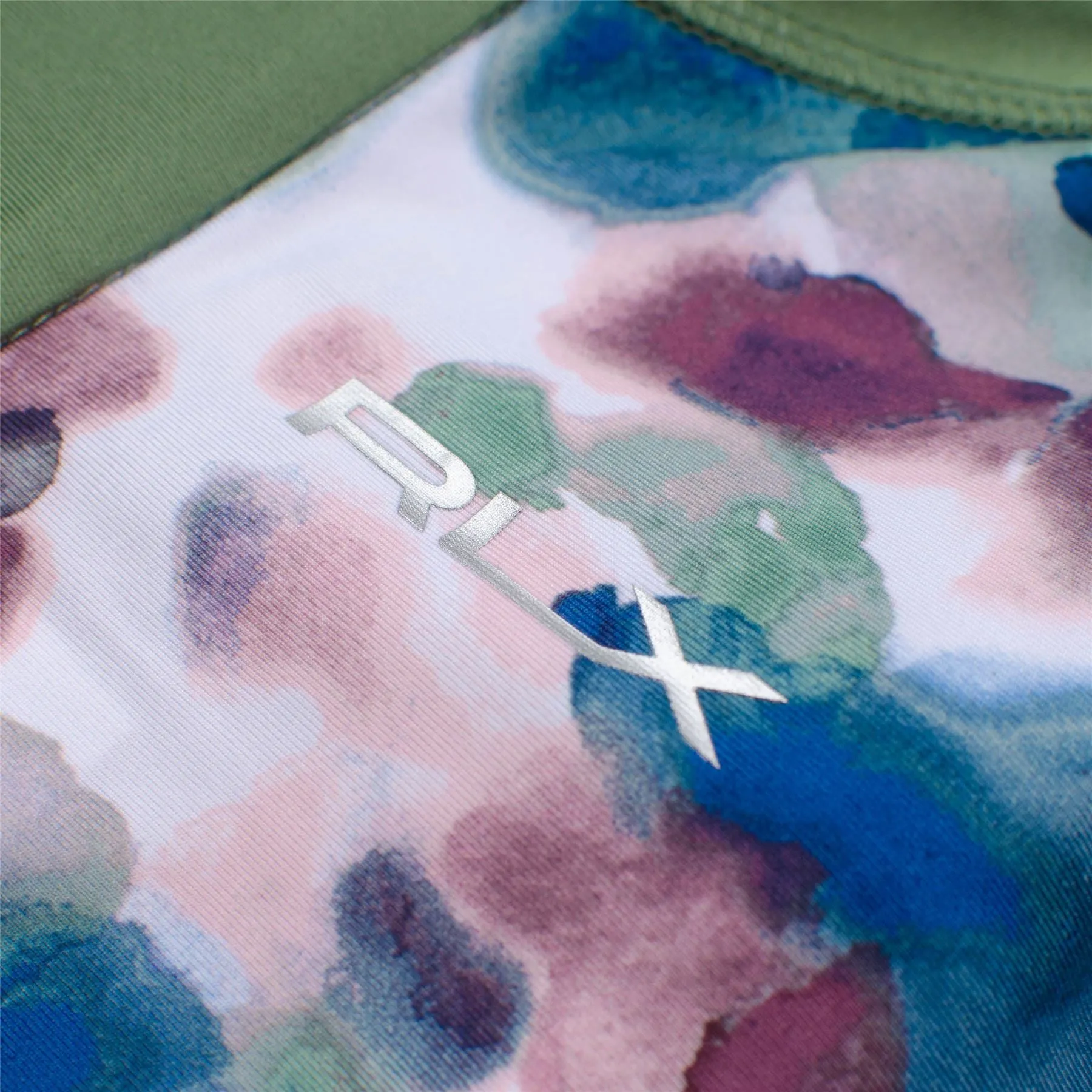 Womens RLX Print LS Quarter Zip Mid Artist Abstract Camo - AW22