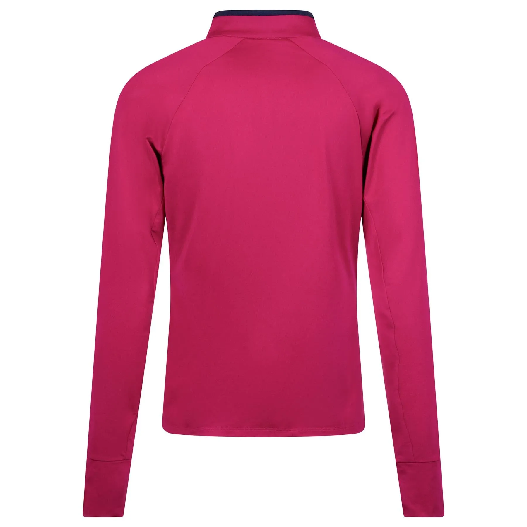 Womens RLX Stretch Jersey Quarter Zip Fuchsia Berry - AW24